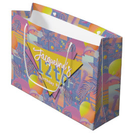 Lila Summer Vaporwave Sunset Birthday