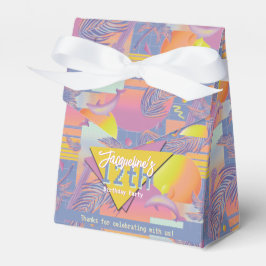 Lila Summer Vaporwave Sunset Birthday Presentaskar