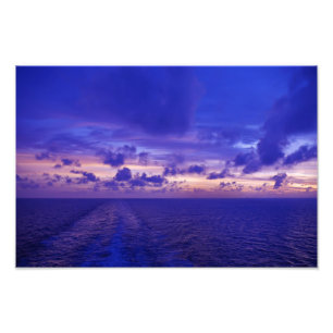 Lila Sunset Fototryck
