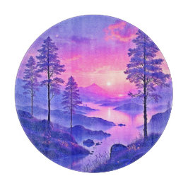 Lila Sunset Ligcape Art