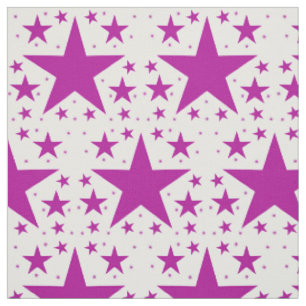 Lila Superstar Collection Mönster Fabric Tyg