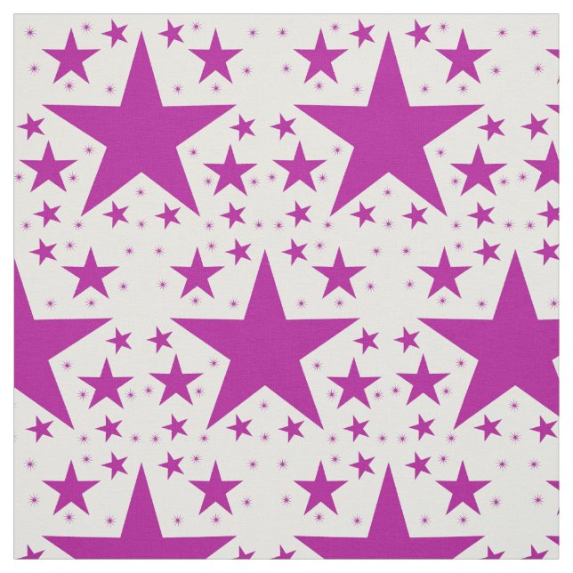 Lila Superstar Collection Mönster Fabric Tyg (Provkarta)