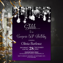 Lila Surprise 50:e Födelsedagsfesten