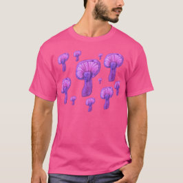 Lila svamp party t shirt