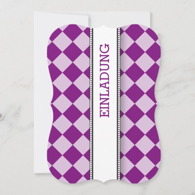 Lila svart och vit (Framsida)