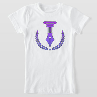 Lila & Svart Vektor T Shirt