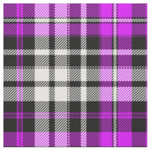 Lila Svart Vit Rutig Tartan Mönsterdesign Tyg