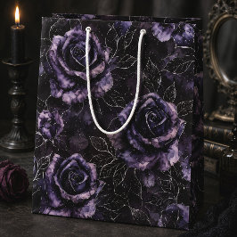 Lila Svarta Rosor Mörk Romantisk Gotisk