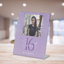 Lila Sweet 16, eget namnfoto