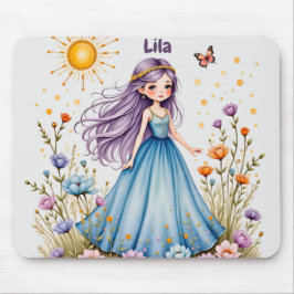 LILA ~ Sweet Girl ~ Flowers ~ Mousepad Musmatta