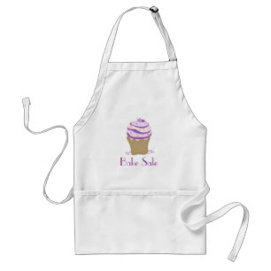 Lila Swirl Cupcoa - Bake Sale Förkläde