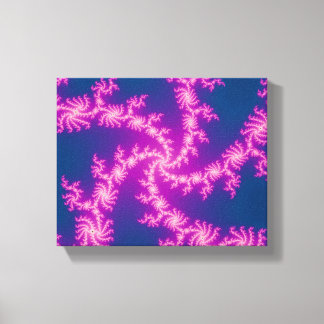 Lila Swirl - Fractal Art Canvastryck