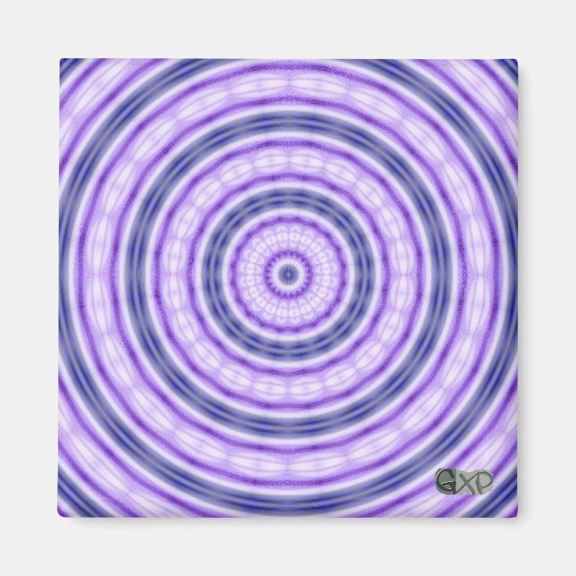 Lila Swirl Magnet (Framsidan)