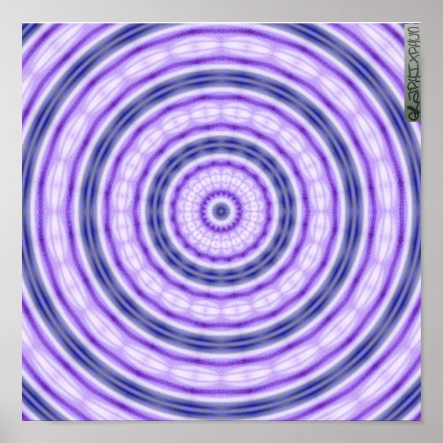 Lila Swirl Poster (Framsidan)