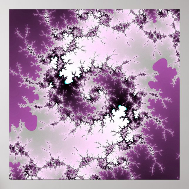 Lila Swirl Poster (Framsidan)