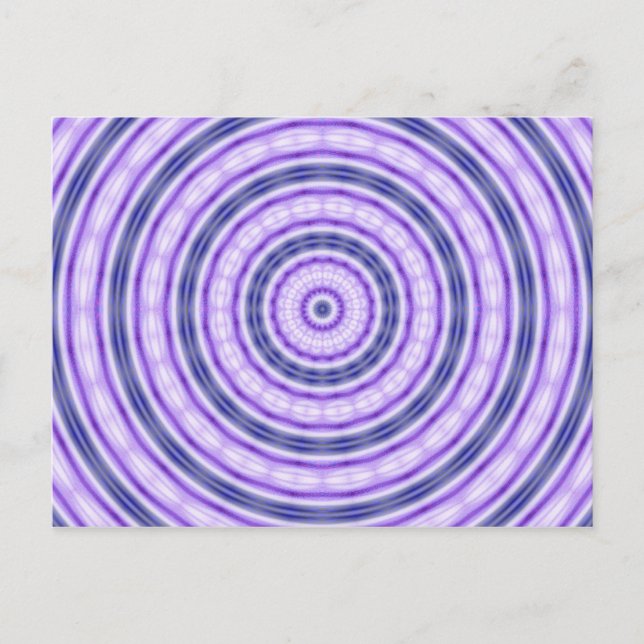 Lila Swirl-vykort Vykort (Framsida)