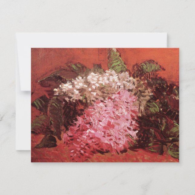 Lila syren av Vincent van Gogh, Stilleben blomma (Framsida)