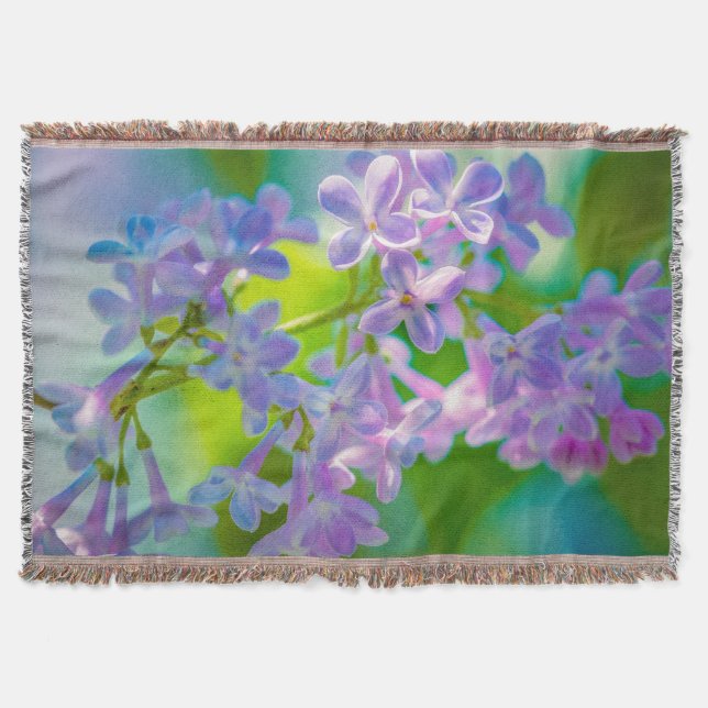 Lila Syrenblommor Mysfilt (Framsidan)