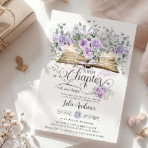 Lila Syrenblomster Bok Ny Kapitel Bröllopsfest