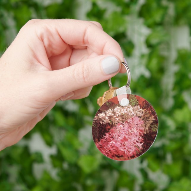 Lila syrener av Vincent van Gogh, Stilleben blommo Nyckelring (Hand)