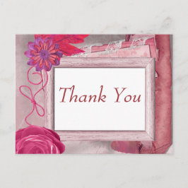 Lila Tack Rustic Vykort