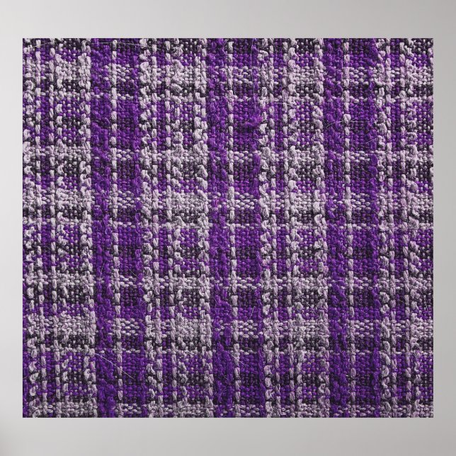 Lila tartan: texturerad bakgrund. poster (Framsidan)