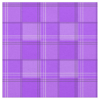 Lila tartan tyg
