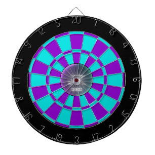 Lila Teal Black Dartboard 2021 Darttavla