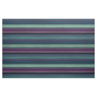 Lila Teal Blue Grönt Watercolor Rand Mönster Tyg