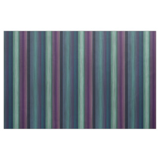 Lila Teal Blue Grönt Watercolor Rand Mönster Tyg