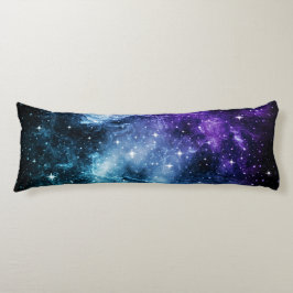 Lila Teal Galaxy Nebula Dream #1 Kroppskudde