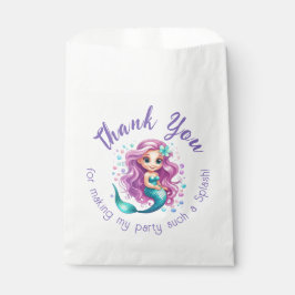 Lila Teal Sjöjungfru Tack vattenfärg