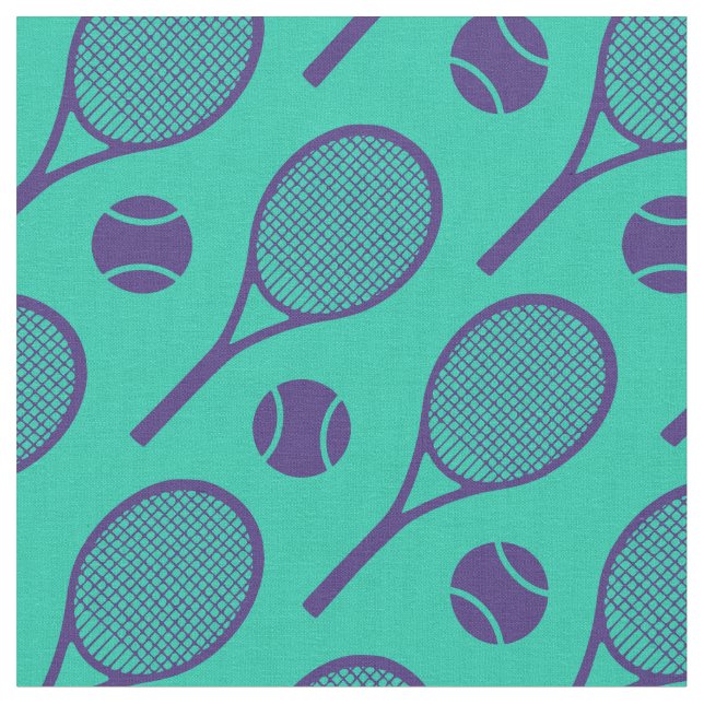 Lila tennisracketar på mynningens bakgrund tyg (Närbild)