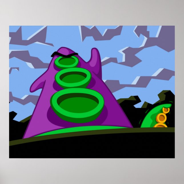 Lila Tentacle Poster (Framsidan)