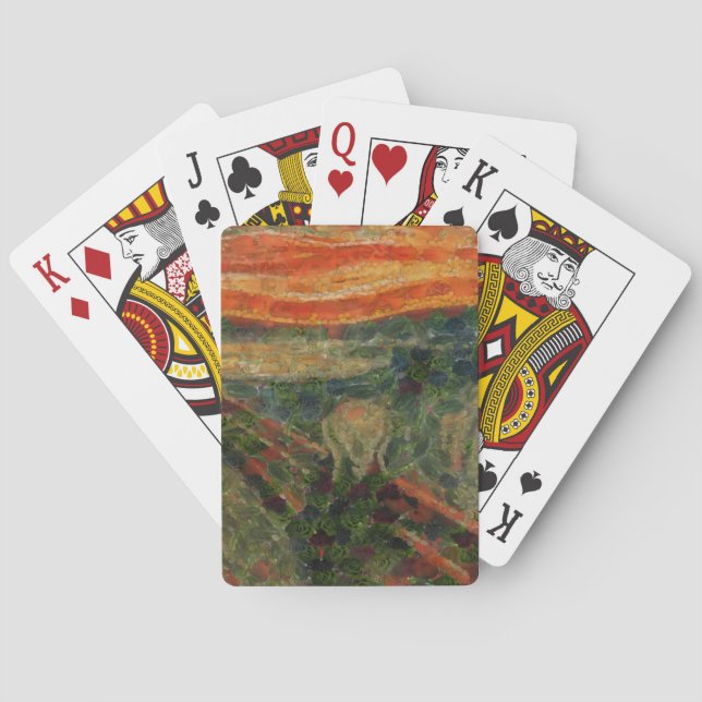 Lila Thistle Wildblomme Realistic Art Casinokort (Baksidan)