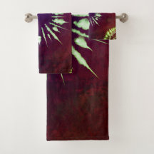 Lila Tie Dye Handduk