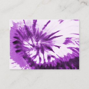 Lila Tie Dye Mönster Visitkort