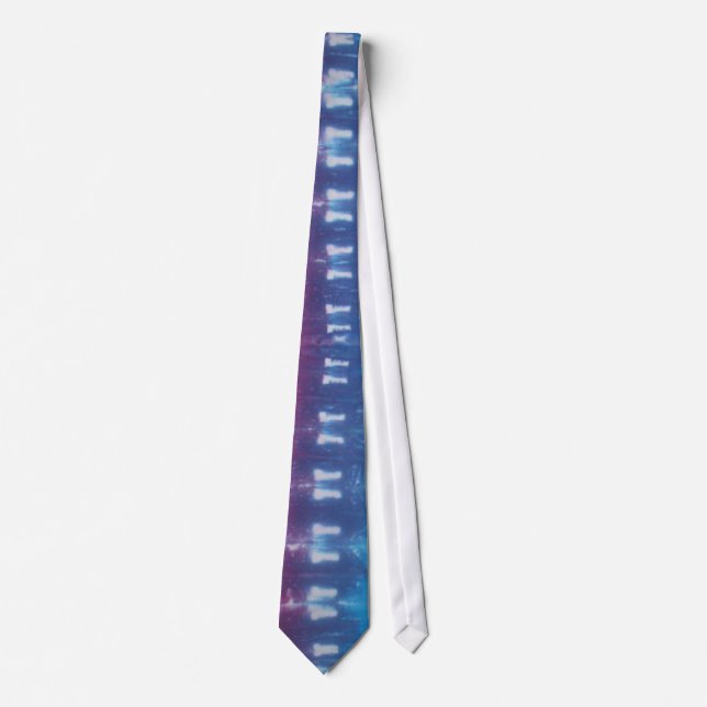 Lila Tie Dye Necktie Slips (Framsida)