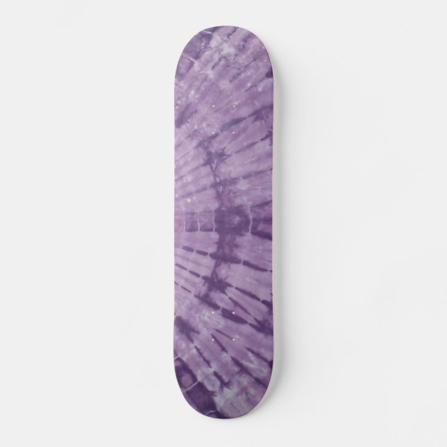 Lila Tie Dye Skateboard (Framsida)
