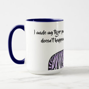Lila Tiger Mugg