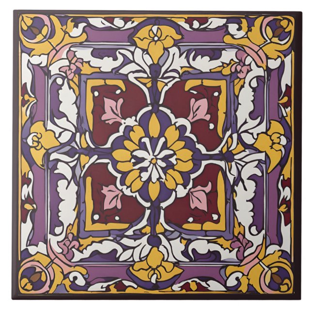 Lila Tile Kakelplatta (Framsidan)