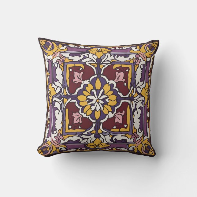 Lila Tile Kudde (Framsida)