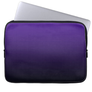 Lila till Black Gradient Electronics Bag Laptop Fodral