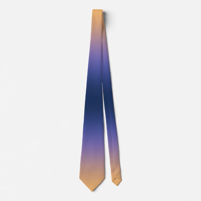 Lila till Marinblå Gradient Slip Elegant Modernite Slips (Framsida)