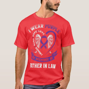 Lila till minne av min Far i juridik, epilepsi til T Shirt