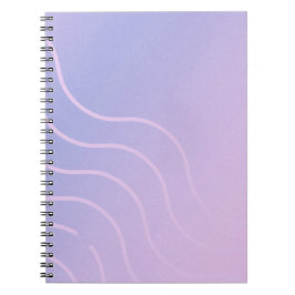 Lila till Rosa Virvel Ombre Anteckningsbok
