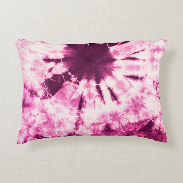 Lila tium dye batik väv för bakgrund och tex prydnadskudde (Framsidan)