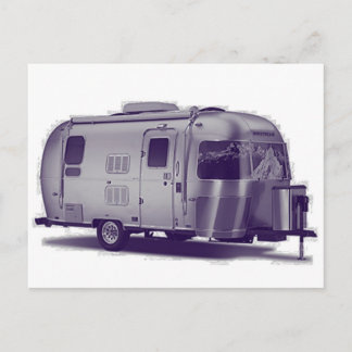 Lila Trailer Vykort