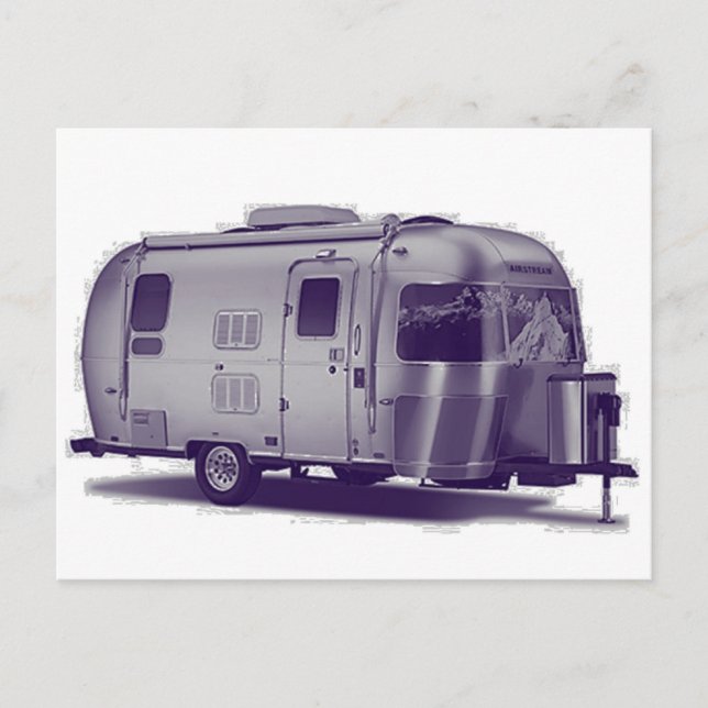 Lila Trailer Vykort (Framsida)