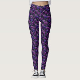 Lila träningsklänning Nejliktema Damkläder Leggings